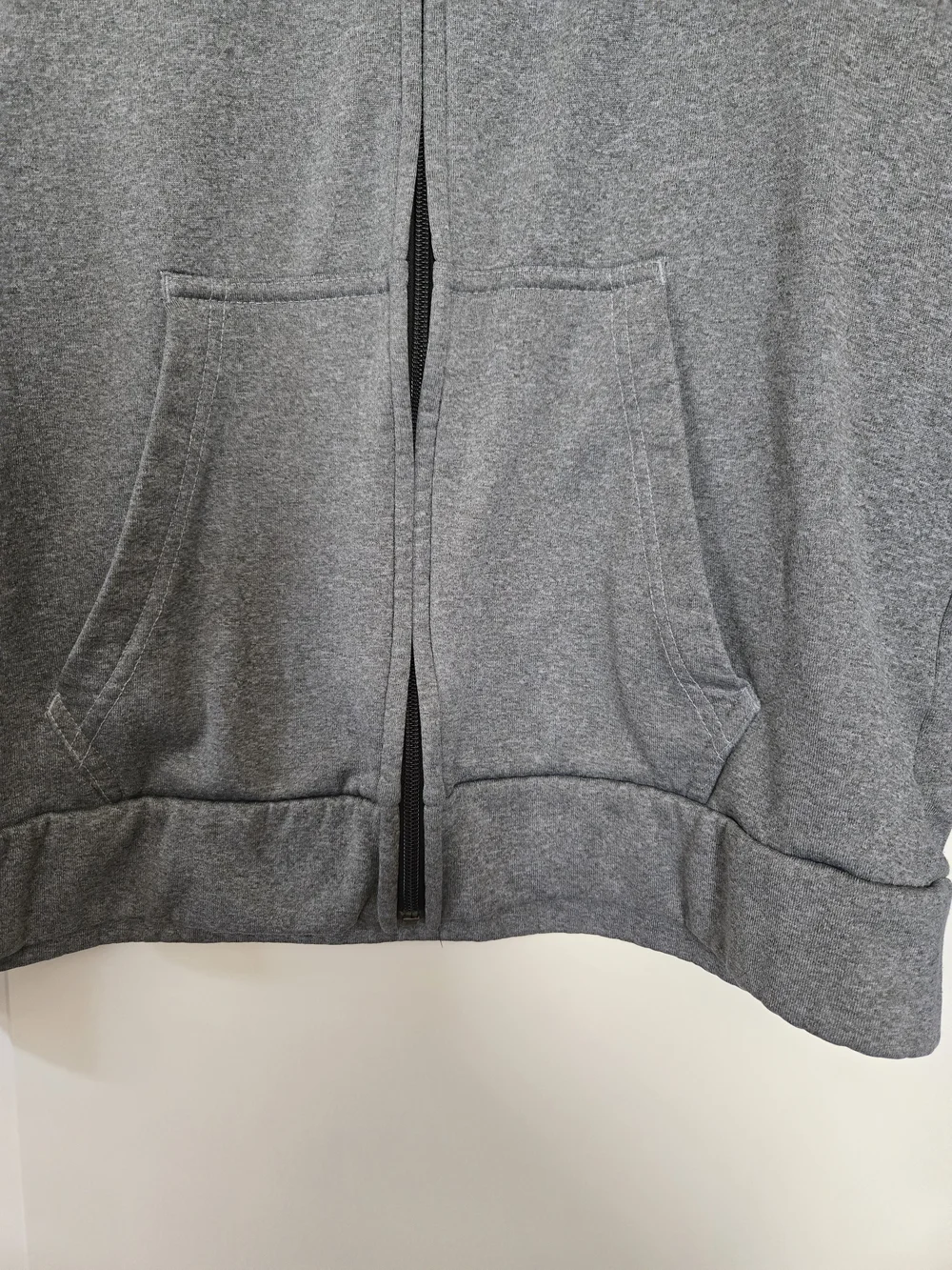 The North Face Black & Gray Two-Tone Hooded Zip Sweatshirt Jacket